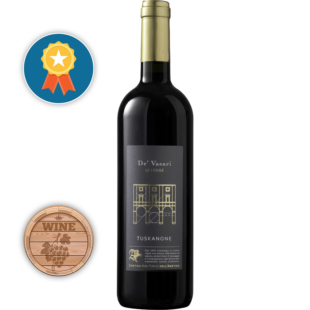 DE’ VASARI Supertuscan "TUSKANONE" Toscana Rosso IGT Gradi alcol 14% sconto 18%