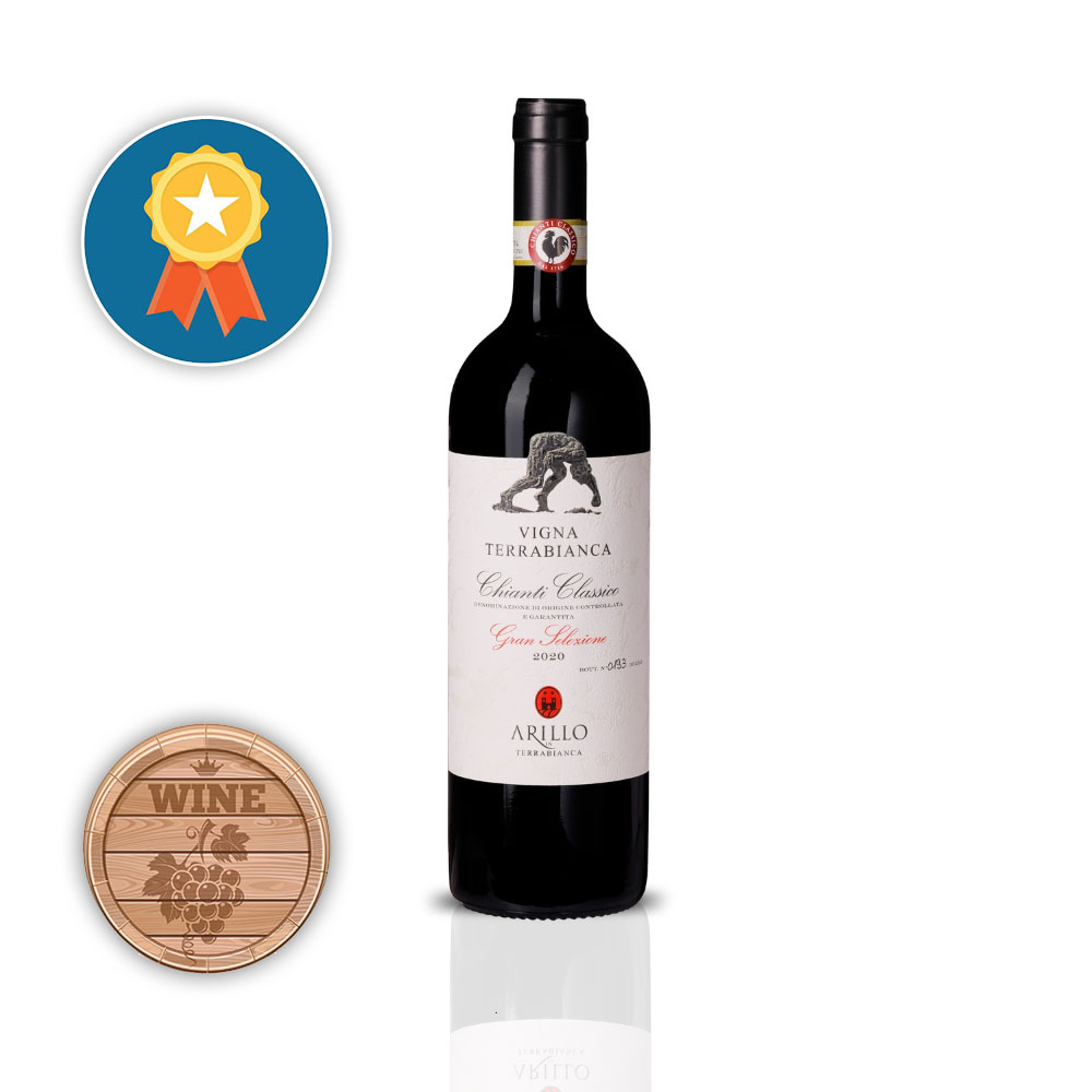 ARILLO IN TERRABIANCA - Chianti Classico Gran Selezione DOCG "Vigna Terrabianca" Gradi alcol 14% Grande annata  11 Premi
