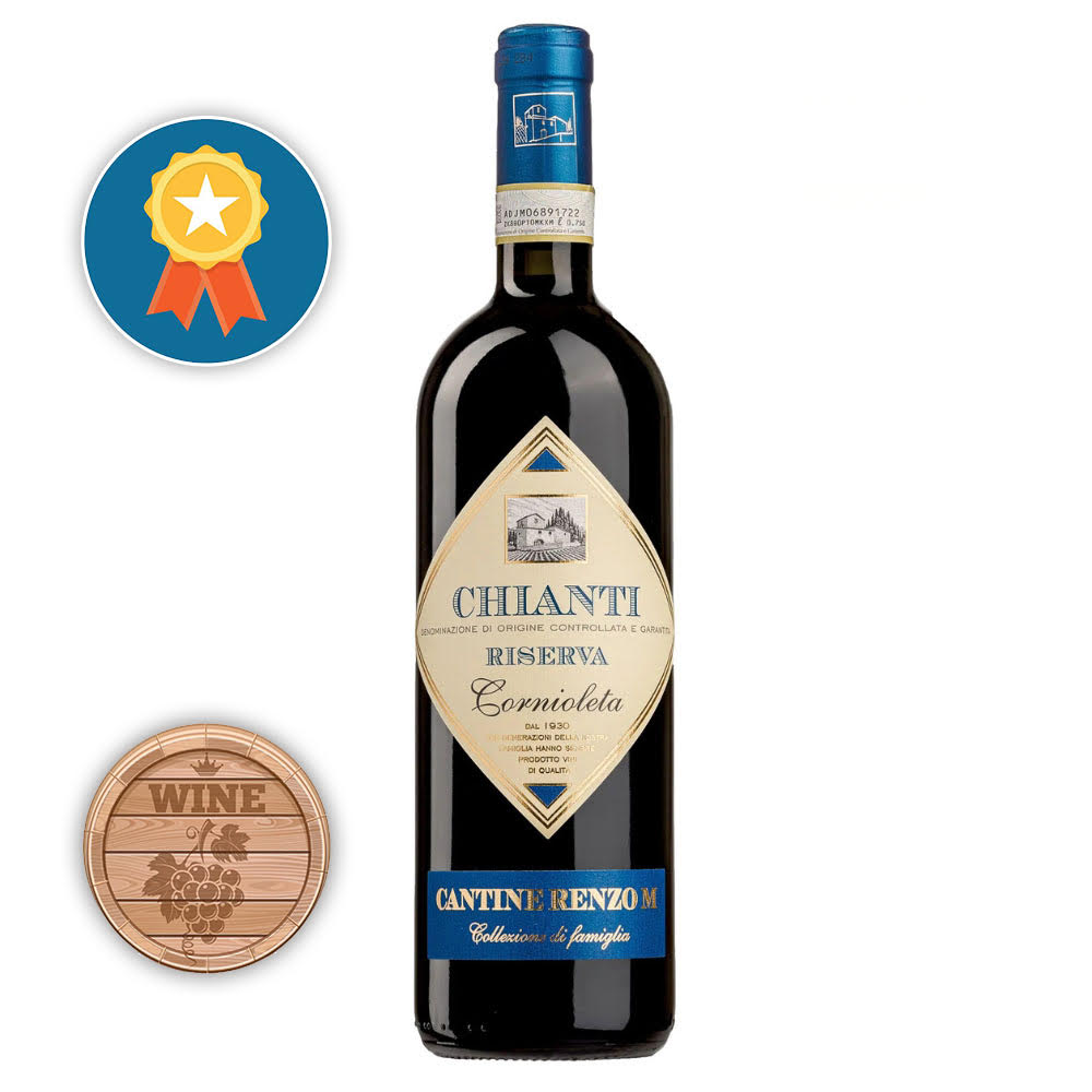 Cantine RENZO MASI - Chianti Riserva DOCG Cornioleta  Gradi alcol 14%